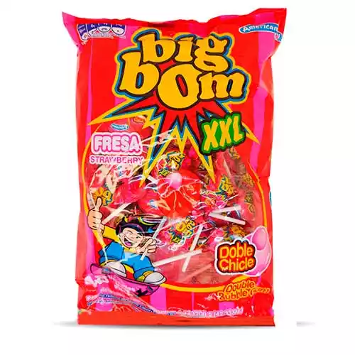 Bom Bon BIG BOM XXL Fresa 25g 1x14x48U