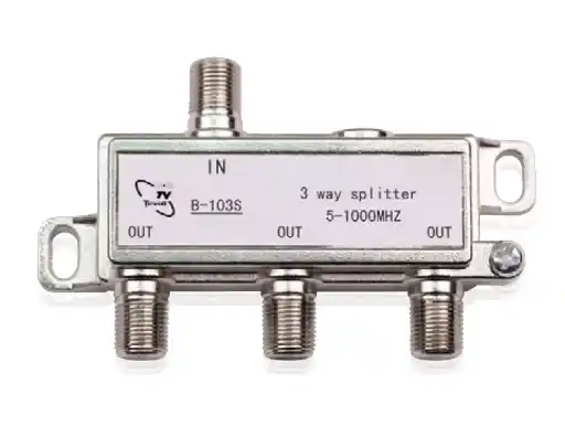TEE COAXIAL 3 WAY SPLITTER