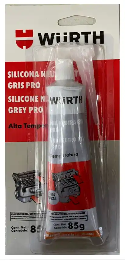 SILICONA GRIS 85G- WURTH