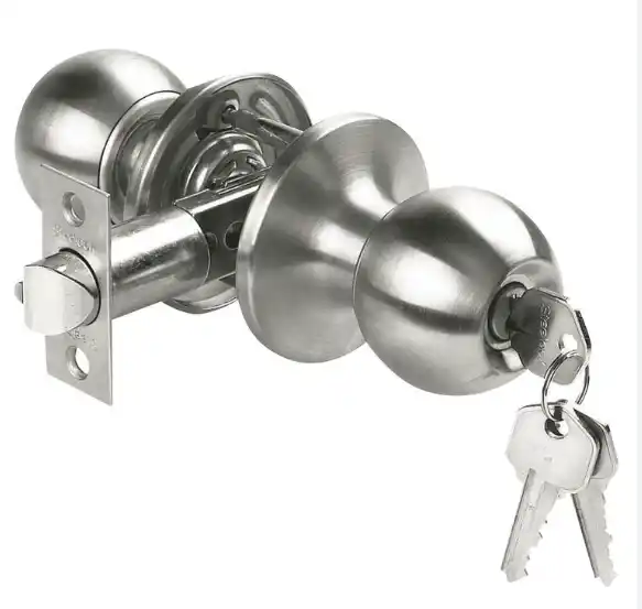 CERRADURA  ALCOBA POMO METALICO