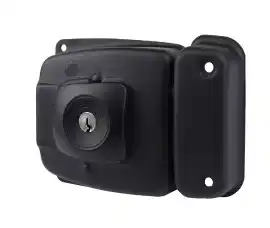 CERRADURA SOBREPONER NEGRA-DAK