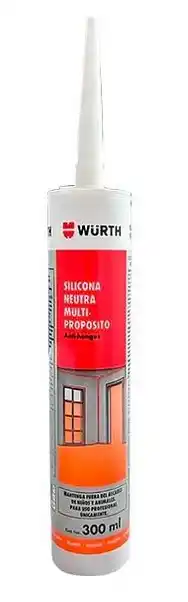 SILICONA WURTH NEGRO 300ML