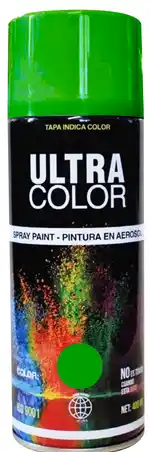 SPRAY DE PINTURA VERDE- ULTRA COLOR
