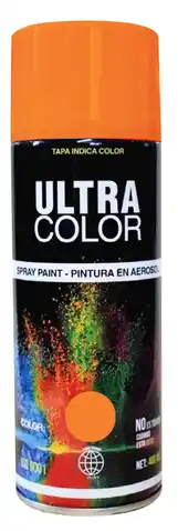 SPRAY DE PINTURA NARANJA FLUORECENTE- MEGA