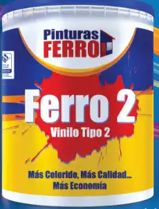 PINTURA VINILO FERRO BLANCA GALON TIPO 2