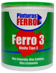 PINTURA VINILO FERRO BLANCA GALON TIPO 3