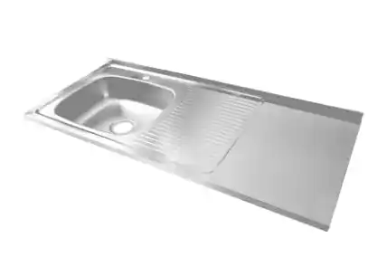 LAVAPLATOS MESON ACERO 1.20x52 IZQUIERDO