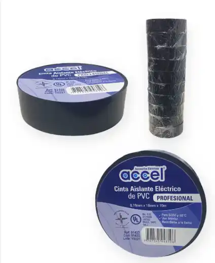 CINTA AISLANTE ACCEL NEGRA x10M