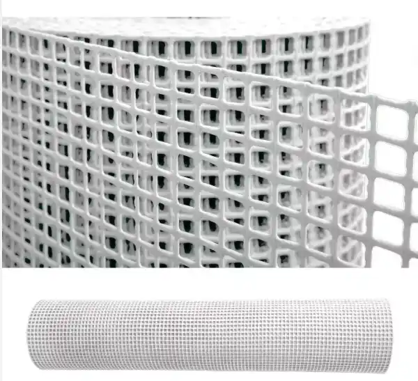 MALLA CUADRADA PLASTICA BLANCA 15x15x30 MTS - BLANCA