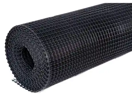 MALLA CUADRADA PLASTICA NEGRO 15x15x30 MTS - NEGRA
