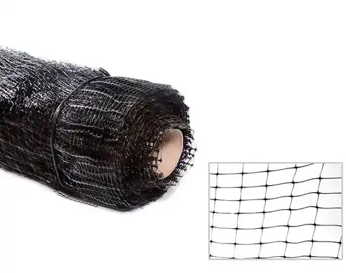 MALLA GALLINERO PLASTICO NEGRO