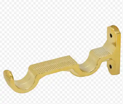 SOPORTE CORTINA DOBLE DORADO 1'
