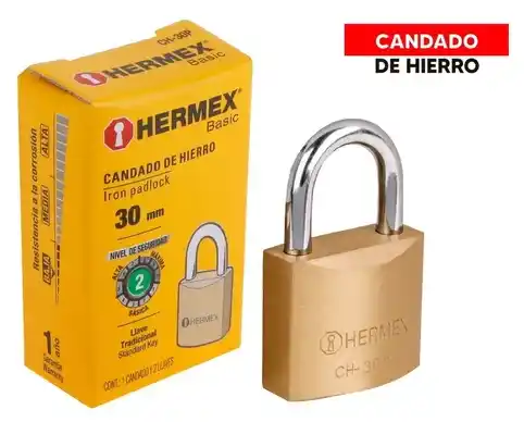 CANDADO 30- HERMEX