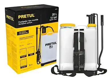 FUMIGADOR 20 LITROS TIPO MOCHILA PRETUL