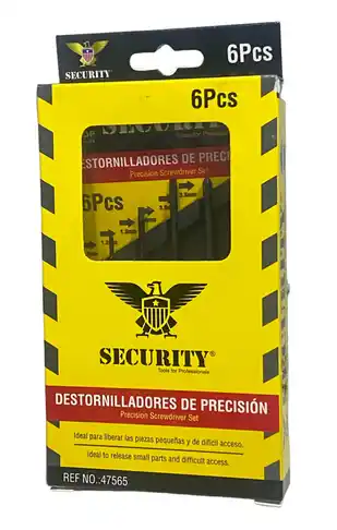 KIT DE DESTORNILLADORES DE PRECISION- SECURITY
