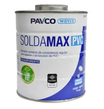 CEMENTO SOLVENTE SOLDAMAX 1/4- PAVCO