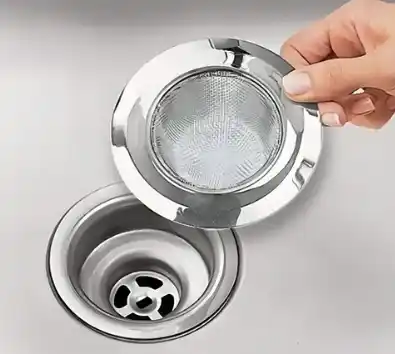 FILTRO LAVAPLATOS CROMADO TIPO MALLA
