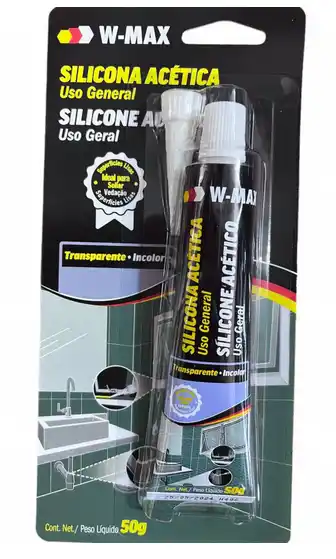 SILICONA TRANSPARENTE 50ML- W-MAX