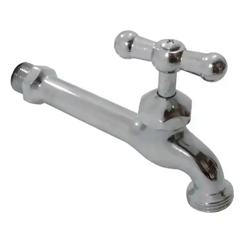 LLAVE JARDIN METALICA CON EXTENSION CROMADA