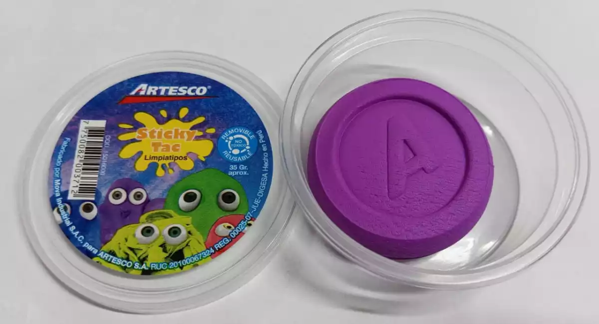 LIMPIATIPOS STICKY TAC ARTESCO 35GR
