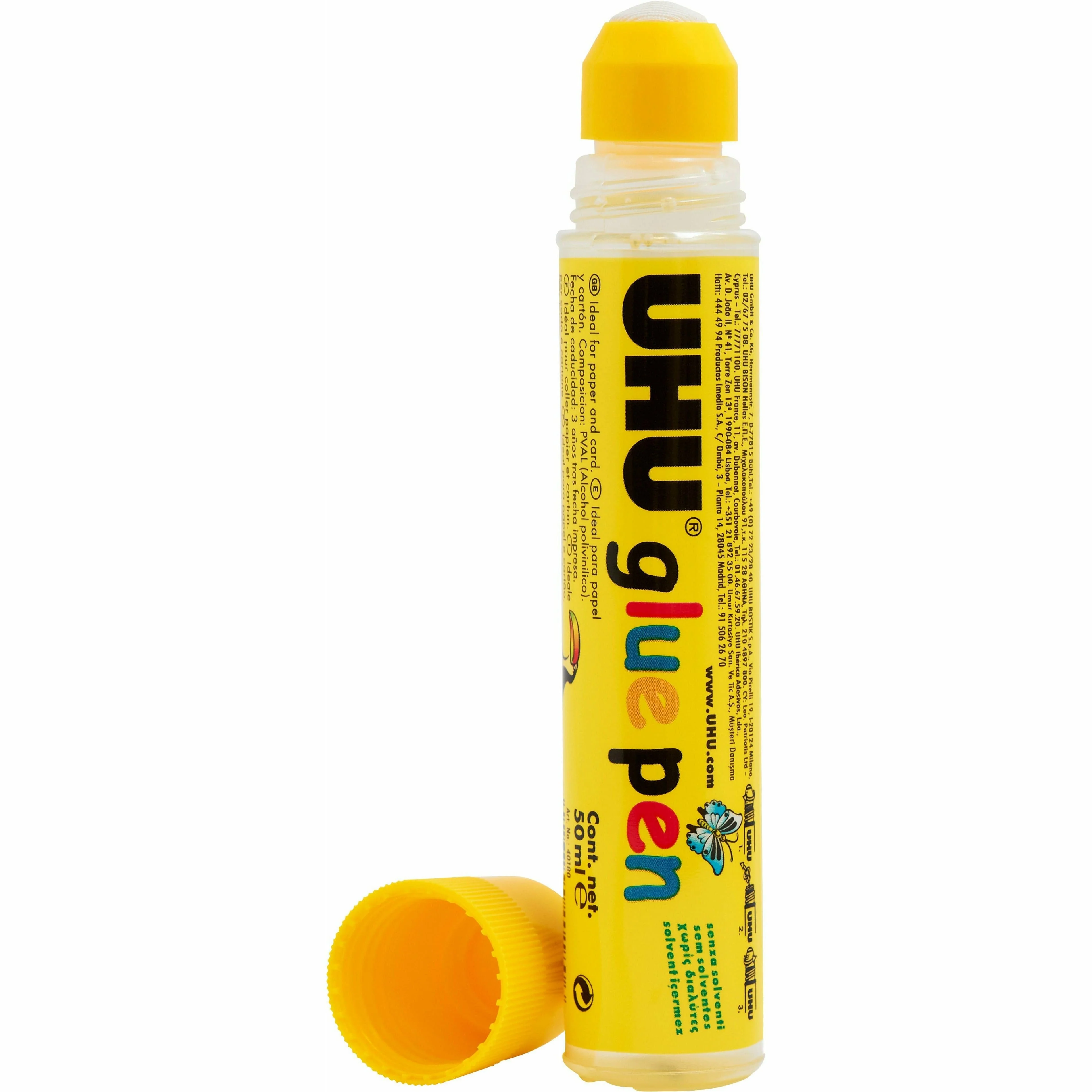 PEGANTE UHU PEN 50ML AMARILLO