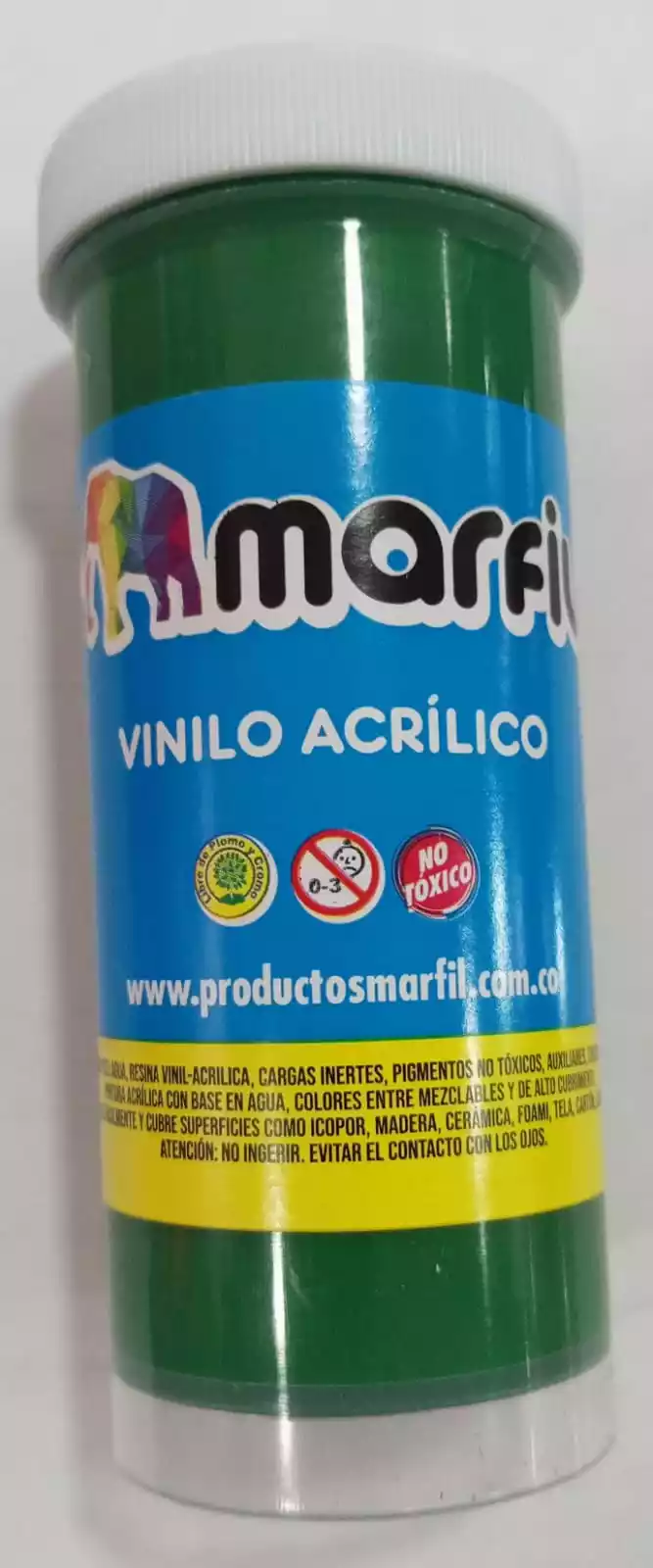 VINILO ACRILICO MARFIL 125GR VERDE
