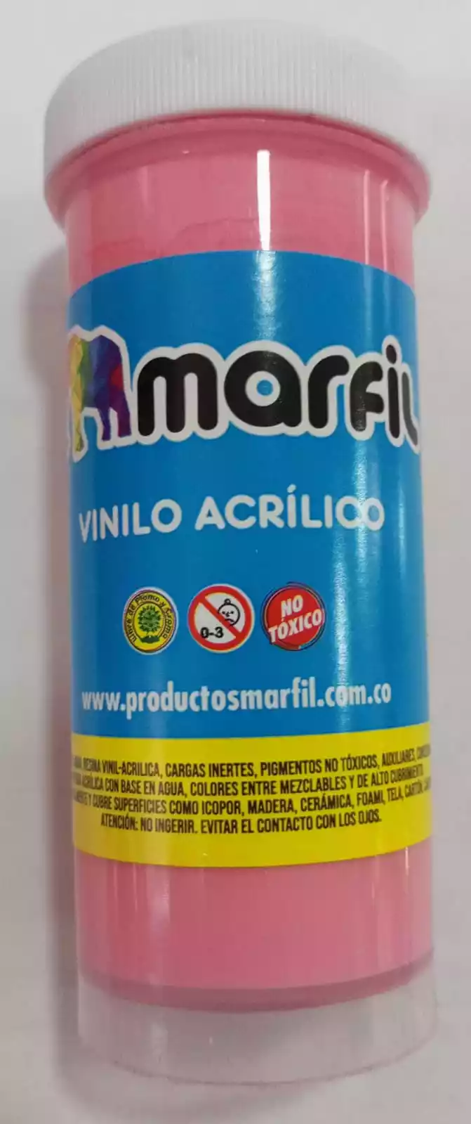 VINILO ACRILICO MARFIL 125GR ROSADO