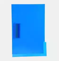 CARPETA LEGAJADORA PLASTICA AZUL OFICIO MARF* 0126