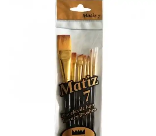 SET X7 PINCELES MIXTO LION