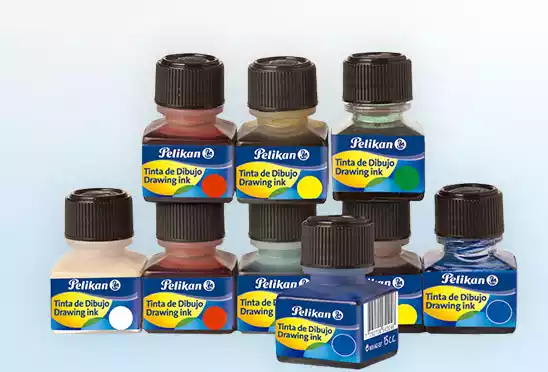 TINTA CHINA 15ML ROJA PELIK* 0725