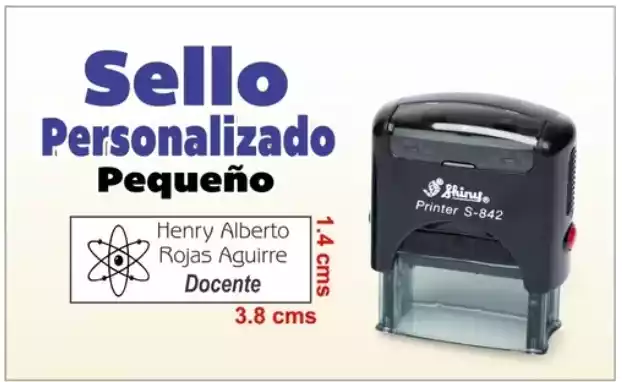 SELLO S-842 PLACA 14*38mm 0825+