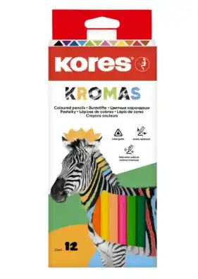 COLORES KROMAS TRIANGULAR KORES X 12 1025
