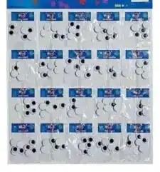 OJOS LOCOS NEGROS PAQ SURT 1125