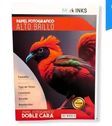 PAPEL FOTOGRAFICO A4 200gr DOBLE CARA PAQ X20 HJ MA* 0626