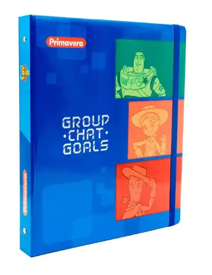 FOLDER PASTA CATALOGO CARTA TOY STORY + HOJAS  PRIM* 0726