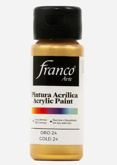 ACRILICO AL FRIO ORO 24 60ML FRAN* 0726