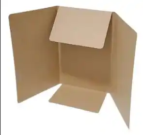 CARPETA CARTON 4 ALETAS OFICIO KRAFT 0826