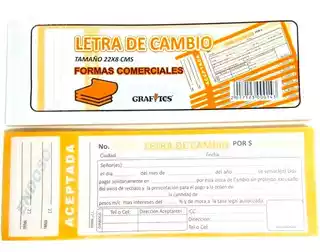 LETRA DE CAMBIO X50 CIO