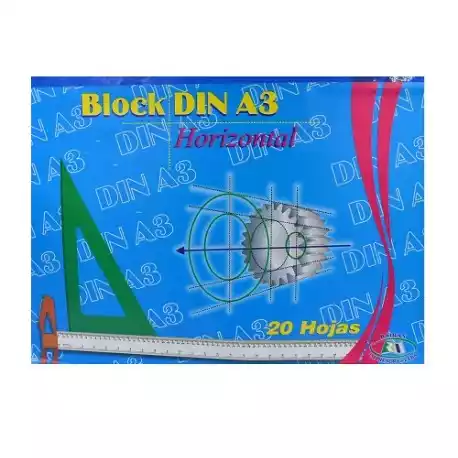 BLOCK DIN A3 *20h HORIZONTAL RAIRAN