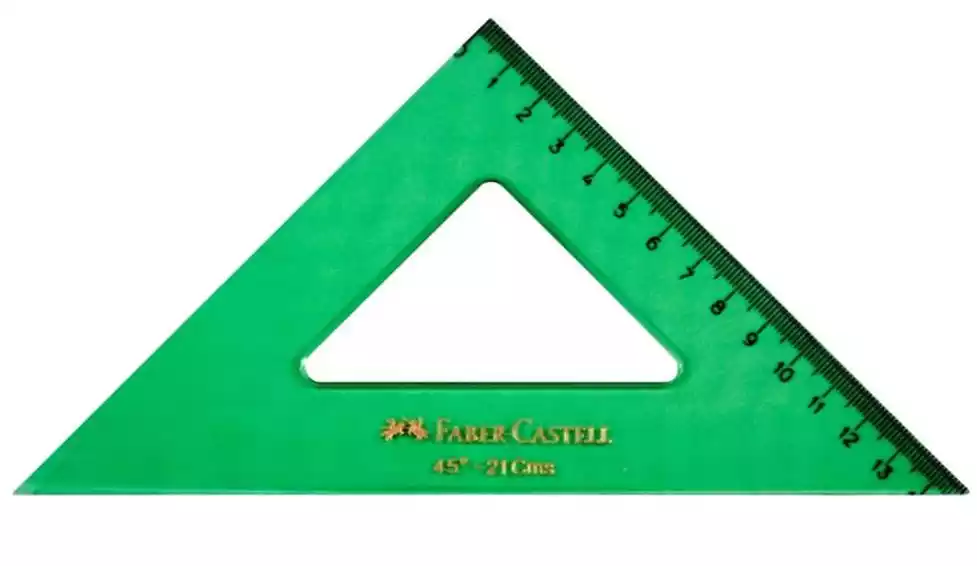 ESCUADRA 45X21 CM V FABER CASTELL