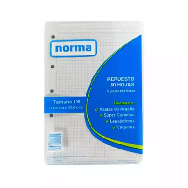 REPUESTO 80H -  3PERFORACIONES  NORMA