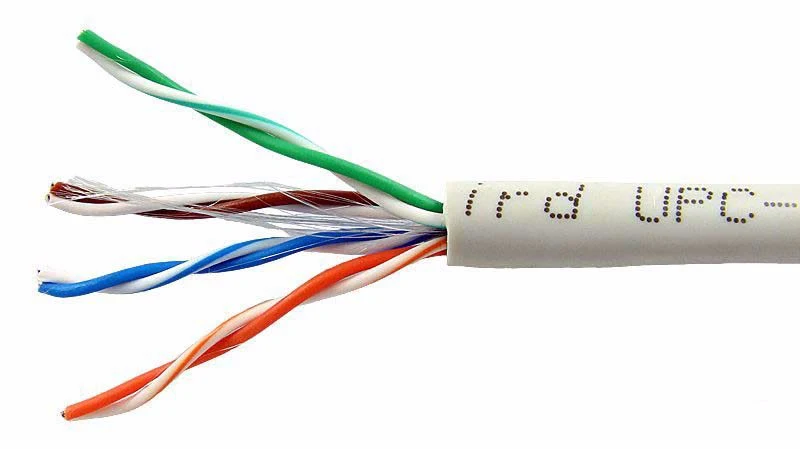 Cable para circuitos protoboard UTP Red Cat 5 x 1 Metro