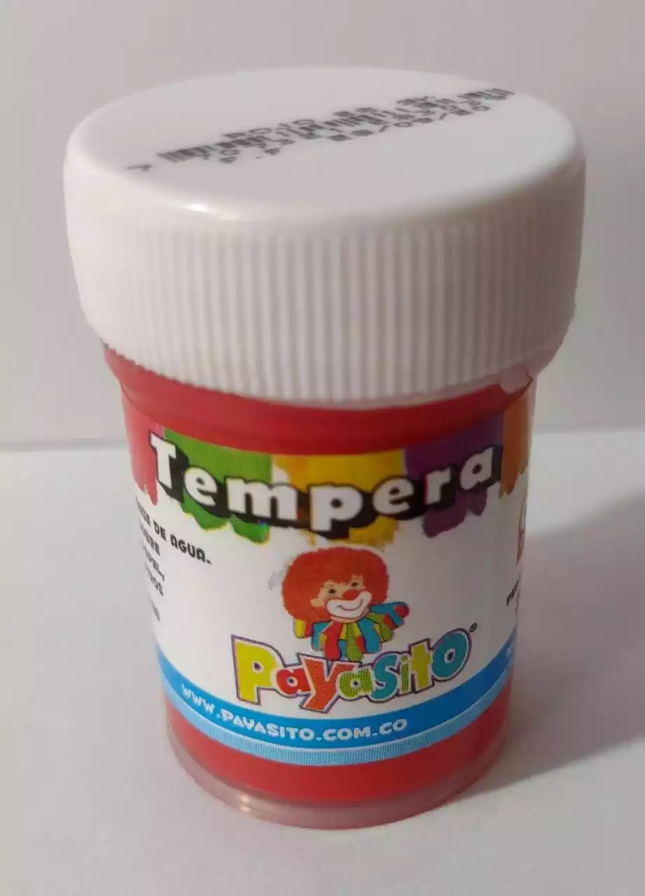 Tempera Payasito 28gr Rojo