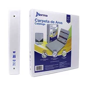 PASTA CATALOGO  OFICIO 1.5" NORMA