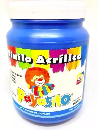 VINILO ESCOLAR AZUL PAYASITO 500GR