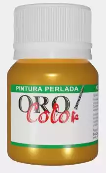 Pintura perlada Oro Color 30ml Amarillo oro P-12