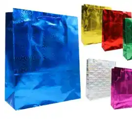 BOLSA REGALO METALIZADA MEDIANA 0626
