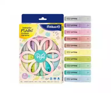 RESALTADOR FLASH PASTEL PETALO *10 PELI* 1125+