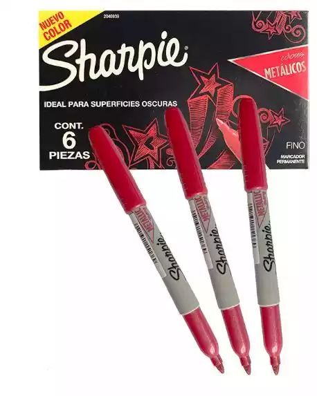 Marcador Sharpie Fine Metalico Ruby