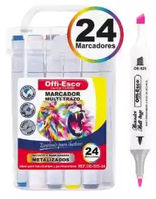 MARCADOR MULTITRAZO OE-525 *24  ALCOHOL  0925
